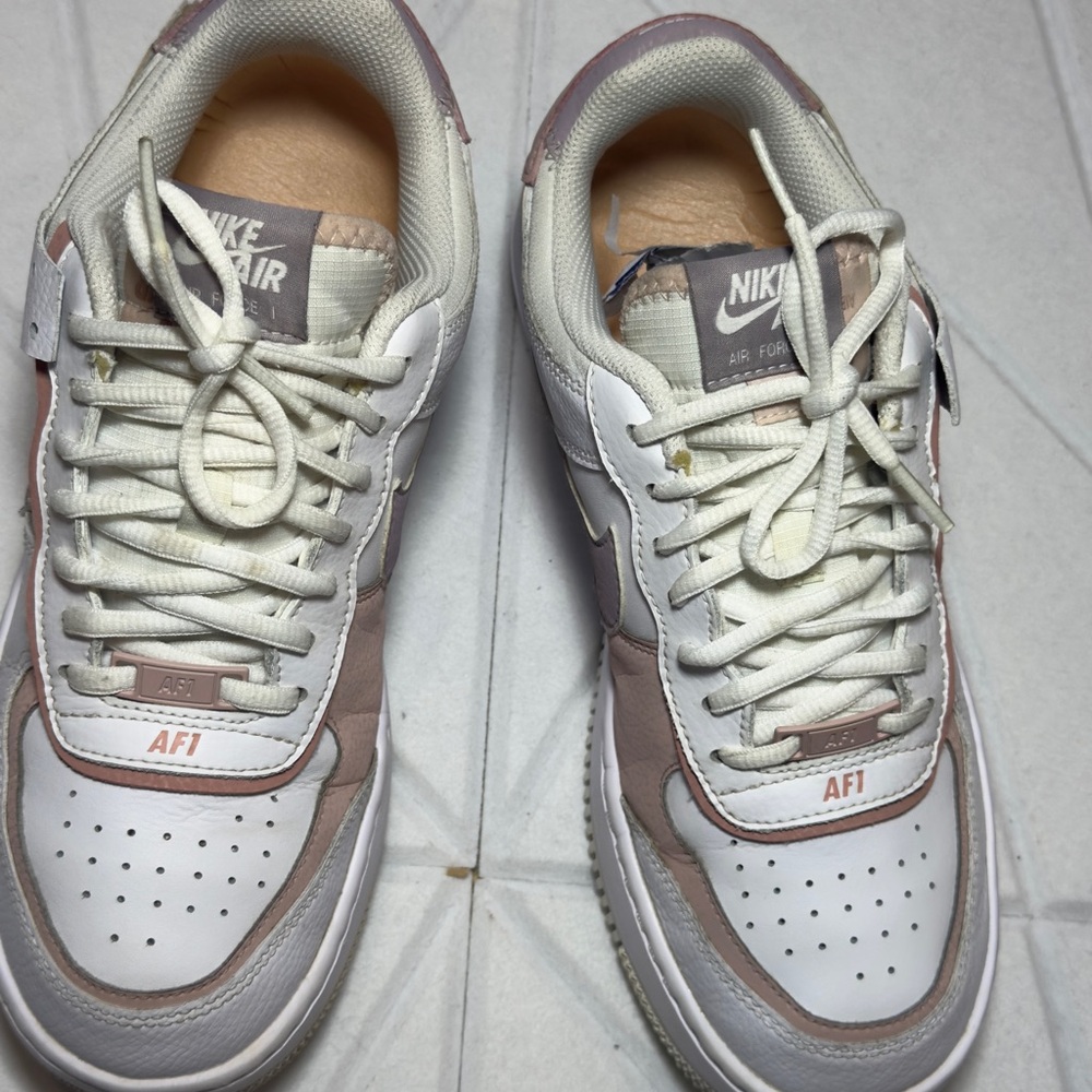 Nike Air Force 1 Shadow "Pale Coral/Cashmere" - Women’s 8.5 (CI0919-11) - Picture 10 of 11